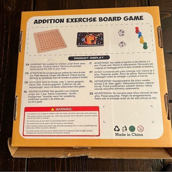 Addition Exercise Board Game - Picture 4 of 5
